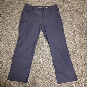 Orvis Pants Mens 39x30 Gray Stretch Nylon Chino Travel Outdoor Golf‎ Casual